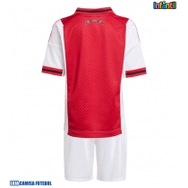 Camisa de Futebol Ajax Equipamento Principal Infantil 2025-26 Manga Curta (+ Calças curtas)